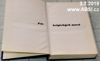 PĚT BELGICKÝCH NOVEL