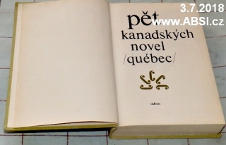 PĚT KANADSKÝCH NOVEL
