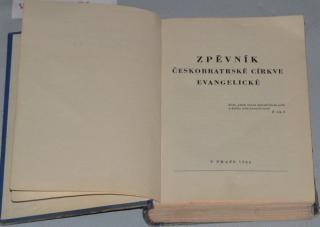 ZPĚVNÍK ČESKOBRATRSKÉ CÍRKVE EVANGELICKÉ