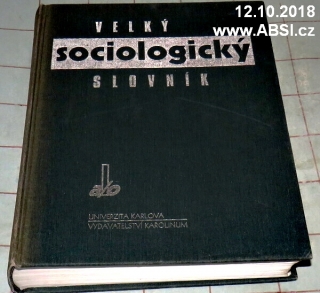 VELKÝ SOCIOLOGICKÝ SLOVNÍK A-O