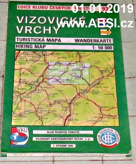 VIZOVICKÉ VRCHY 1:50 000 