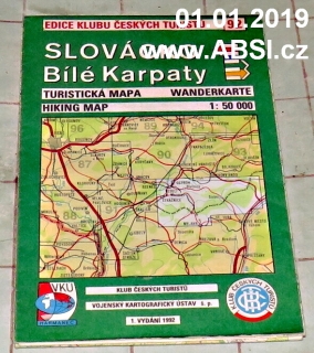 SLOVÁCKO - BÍLÉ KARPATY 1:50 000 