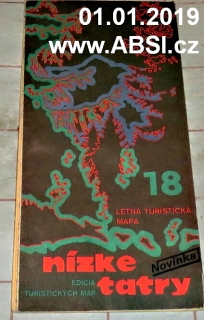 NÍZKÉ TATRY - LETNÁ TURISTICKÁ MAPA