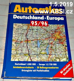 AUTOATLAS DEUTSCHLAND - EUROPA 95/96