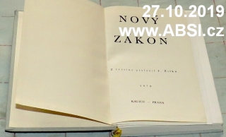 NOVÝ ZÁKON 