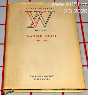 BÁSNĚ NOCI 1921-1926