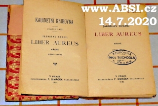 LIBER AUREUS - BÁSNĚ 1890-1893