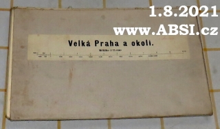 VELKÁ PRAHA A OKOLÍ - 1 : 75 000
