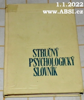 STRUČNÝ PSYCHOLOGICKÝ SLOVNÍK