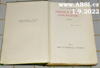 NIKOLA ŠUHAJ LOUPEŽNÍK - podepsaná kniha