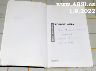 POZDNÍ LÁSKA - podepsaná kniha