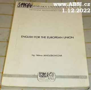 ENGLISH FOR THE EUROPEAN UNION
