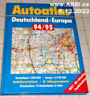 AUTOATLAS DEUTSCHLAND - EUROPA 94/95