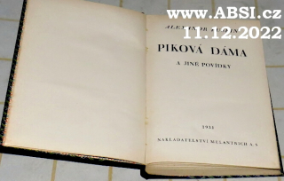 PIKOVÁ DÁMA A JINÉ POVÍDKY