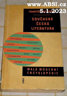 SOUČASNÁ ČESKÁ LITERATURA - MALÁ MODERNÍ ENCYKLOPEDIE