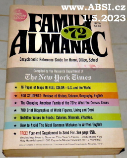 FAMILY ALMANAC 72 - ENCYCLOPEDIC REFERENCE GUIDE FOR HOME, OFFICE, SCHOOL