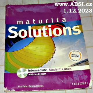 MATURITA SOLUTIONS - INTERMEDIATE STUDENT´S BOOK