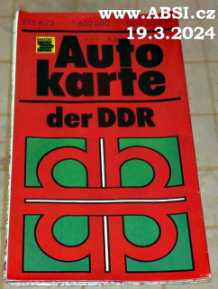 AUTOKARTE DER DDR 1 : 600 000