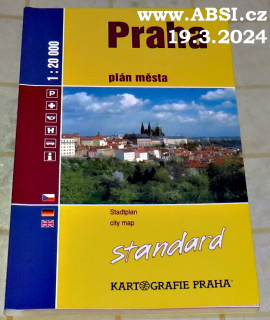 PRAHA PLÁN MĚSTA 1 10 000