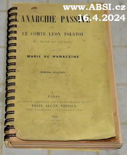 L´ANARCHIE PASSIVE - MARIE DE MANACÉINE