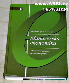 MANAŽERSKÁ EKONOMIKA