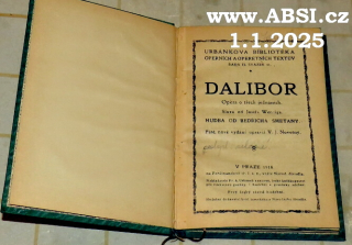 DALIBOR - OPERA O TŘECH JEDNÁNÍ