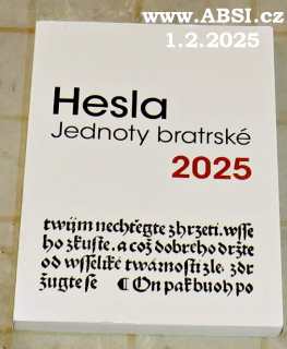 HESLA JEDNOTY BRATRSKÉ 2025