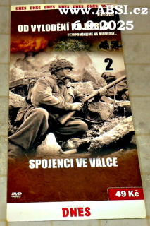 OD VYLODĚNÍ PO BERLÍN - SPOJENCI VE VÁLCE díl 2 - DVD          