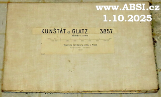 VOJENSKÁ MAPA - KUNŠTÁT A GLATZ  1:75 000