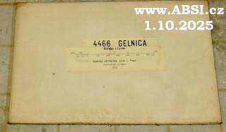 VOJENSKÁ MAPA - GELNICA  1:75 000