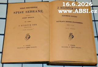 Z RŮZNÝCH DOB - HISTORICKÉ POVÍDKY - POŘADÍ DFEVÁTÉ