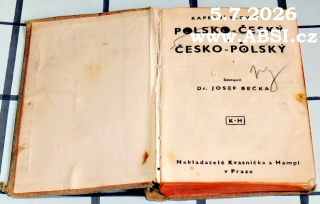 KAPESNÍ SLOVNÍK POLSKO-ČESKÝ A ČESKO-POLSKÝ