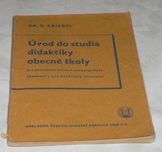 ÚVOD DO STUDIA DIDAKTIKY OBECNÉ ŠKOLY