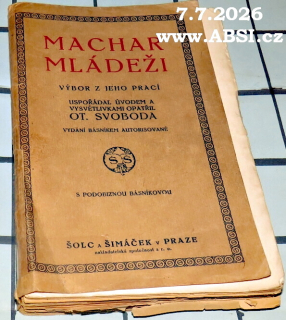 MACHAR MLÁDEŽI - VÝBOR Z JEHO PRACÍ