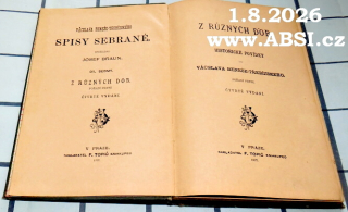 Z RŮZNÝCH DOB - HISTORICKÉ POVÍDKY - POŘADÍ PRVNÍ