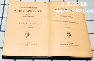 Z RŮZNÝCH DOB - HISTORICKÉ POVÍDKY - POŘADÍ ČTVRTÉ