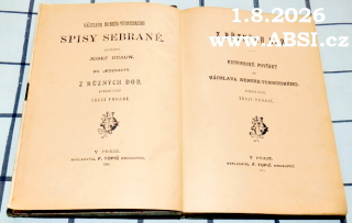 Z RŮZNÝCH DOB - HISTORICKÉ POVÍDKY - POŘADÍ PÁTÉ