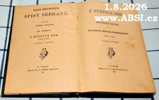Z RŮZNÝCH DOB - HISTORICKÉ POVÍDKY - POŘADÍ DEDMÉ