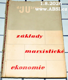 ZÁKLADY MARXISTICKÉ EKONOMIE