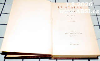 J.V. STALIN SPISY - SVAZEK 1. - 1901-1917