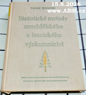 STATISTICKÉ METODY ZEMĚDĚLSKÉHO A LESNICKÉHO VÝZKUMNICTVÍ