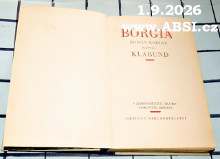 BORGIA - ROMÁN RODINY