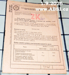 ČESKOSLOVENSKÁ STÁTNÍ NORMA - 01 257