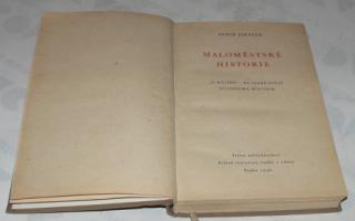 MALOMĚSTSKÉ HISTORIE