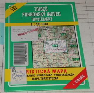 TRIBEČ - POHRONSKÝ INOVEC - TOPOĹČANY 1 : 50 000 
