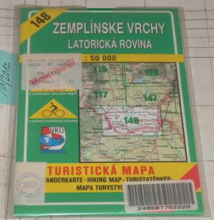 ZEMPLÍNSKÉ VRCHY - LATORICKÁ ROVINA 1 : 50 000 