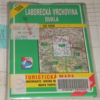 LABORECKÁ VRCHOVINA - DUKLA 1 : 50 000 