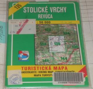 STOLICKÉ VRCHY - REVÚCA  1 : 50 000
