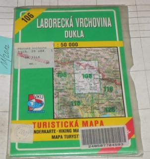 LABORECKÁ VRCHOVINA - DUKLA 1 : 50 000 