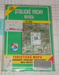 STOLICKÉ VRCHY - REVÚCA  1 : 50 000